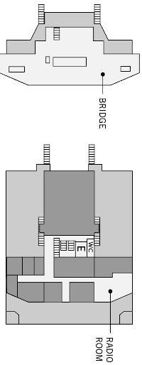 Choose your cabin on Bridge and Radio Deck             